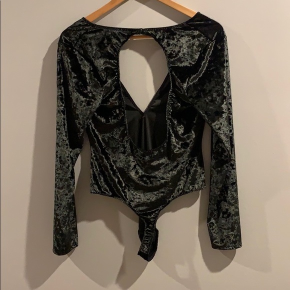 victoria's secret - velvet bodysuit - Picture 4 of 5